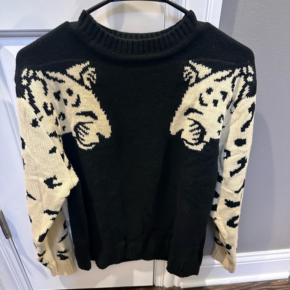 Women’s cheetah sweater